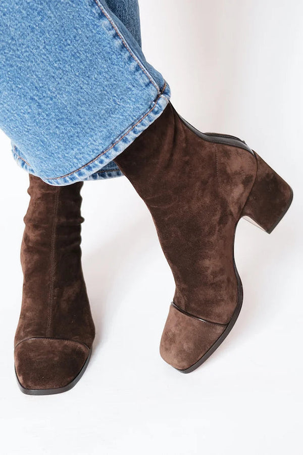 Beth | Versatile Dark Brown Elegant Boots