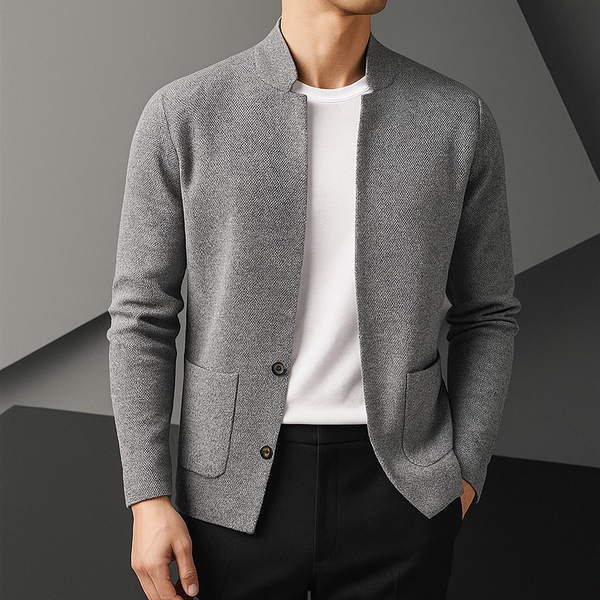 Knit Cardigan D'Avorio Relaxed Casual Everyday