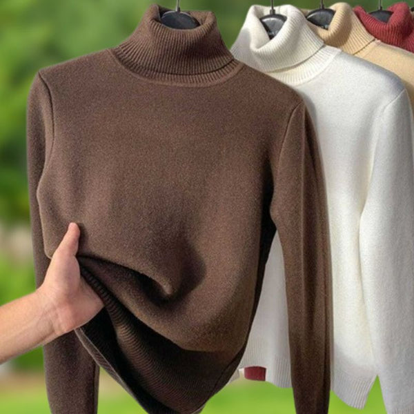 Freya | Cozy Women's Ribbed Turtleneck Sweater