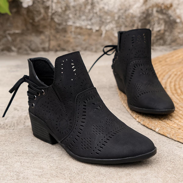 Viviana | Cutout Detail Ankle Boots for Women