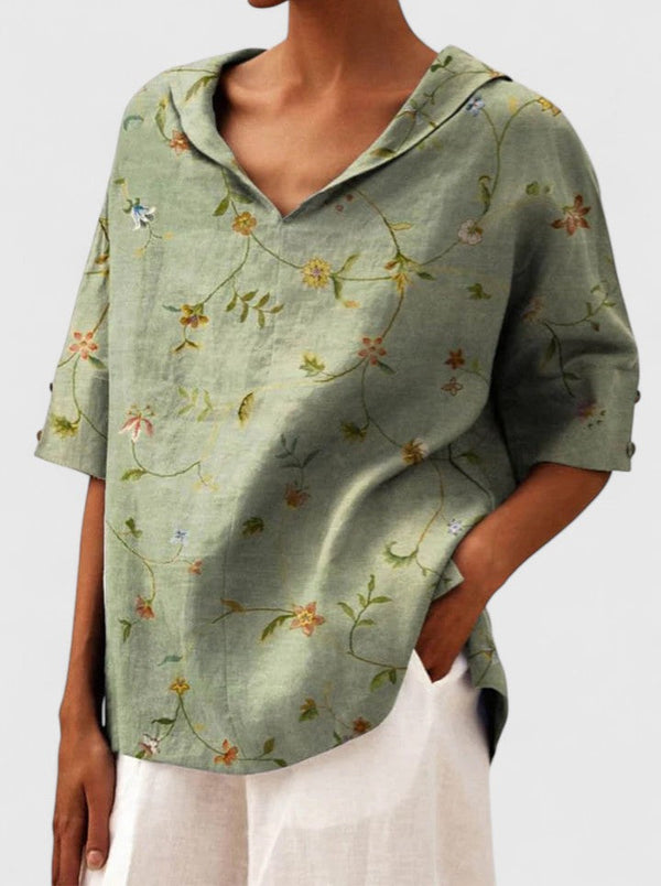 Women's Elegant Top Relaxed Casual Everyday Fit