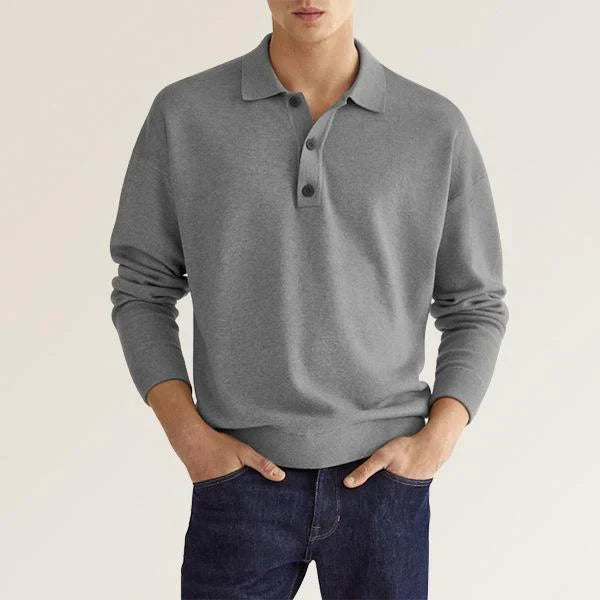 Dorian | Premium Men's Knit Polo Sweater