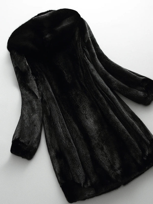 Faux Fur Coat Kensington Relaxed Casual Warm