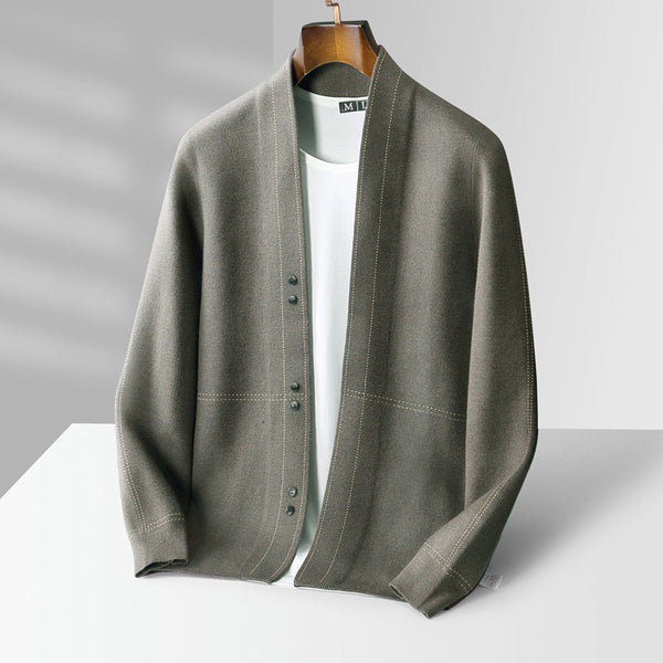 Wool Cardigan Weaver Relaxed Casual Everyday