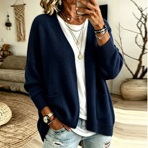 Evelyn | Everyday Women's Pocket Knit Cardigan