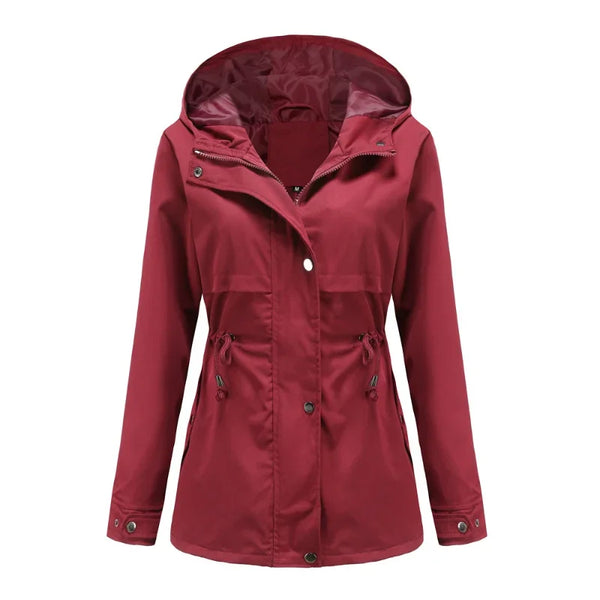 Hooded Anorak Rain Jacket for Women