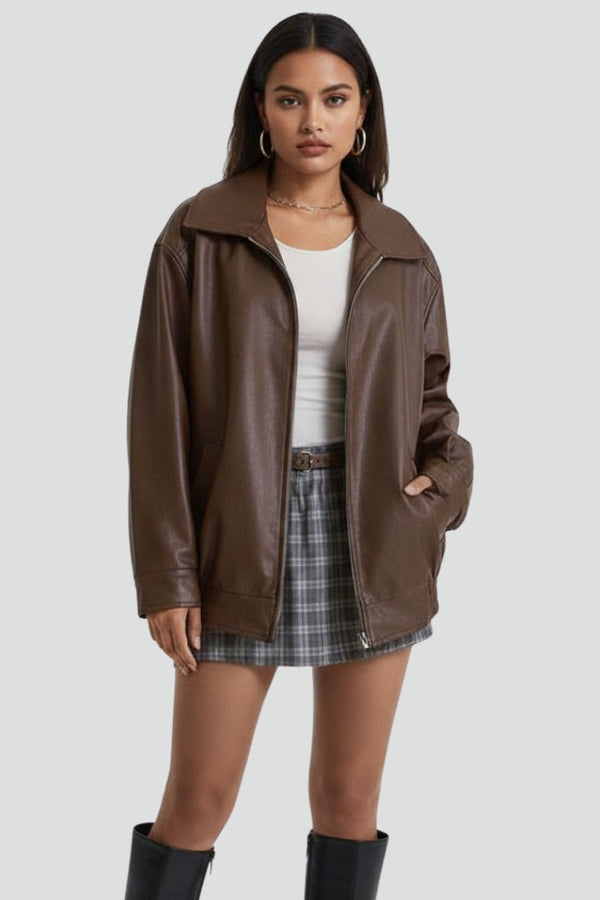Elodie | Zip-Up Jacket with Ribbed Hem