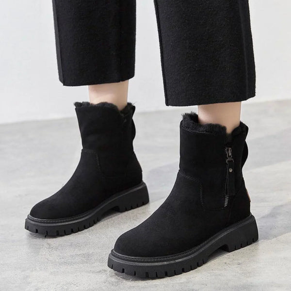 Aino | Chunky Side-Zip Ankle Boots for Women