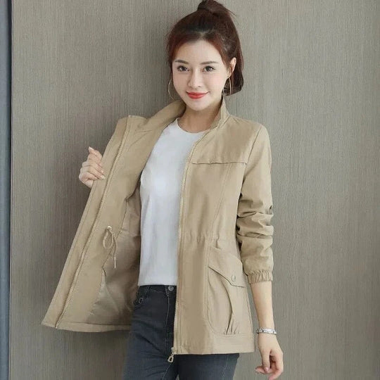 Aurora | Effortless Women's Lightweight Drawstring Jacket
