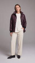 High Collar Quilted Puffer Jacket for Women 6