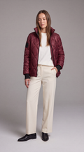 High Collar Quilted Puffer Jacket for Women 1