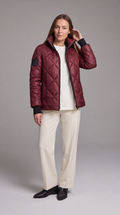 High Collar Quilted Puffer Jacket for Women 2