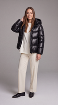 Windproof Hooded Puffer Coat for Women 2