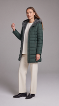 Water Resistant Fleece Lined Puffer Jacket for Women 2