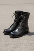 Vintage Lace-Up Combat Ankle Boots for Women 4