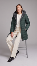 Water Resistant Fleece Lined Puffer Jacket for Women 3