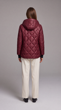High Collar Quilted Puffer Jacket for Women 4