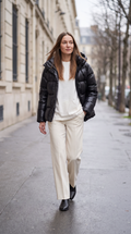 Windproof Hooded Puffer Coat for Women 6