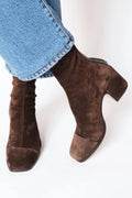 Beth | Dark Brown Elegant Boots, Versatile Style 1