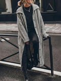Klara | Chunky Ribbed Long Cardigan with Wide Collar for Women 1