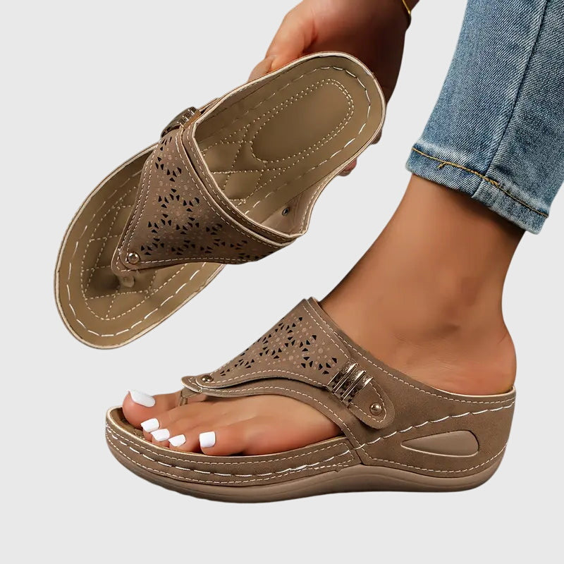 Cushioned Ankle Strap Sandals for Women