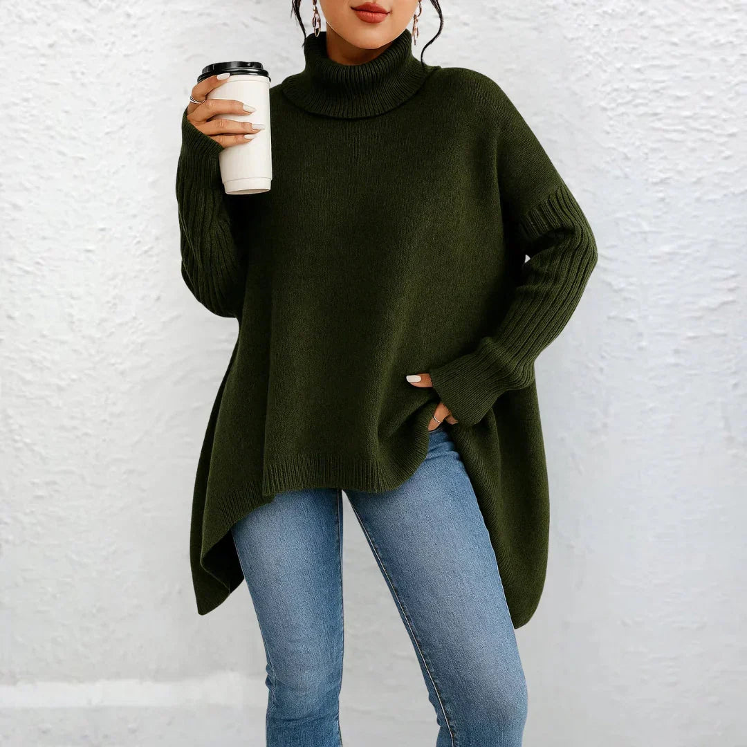 Florence | Loose Fit Soft Turtleneck Sweater for Women