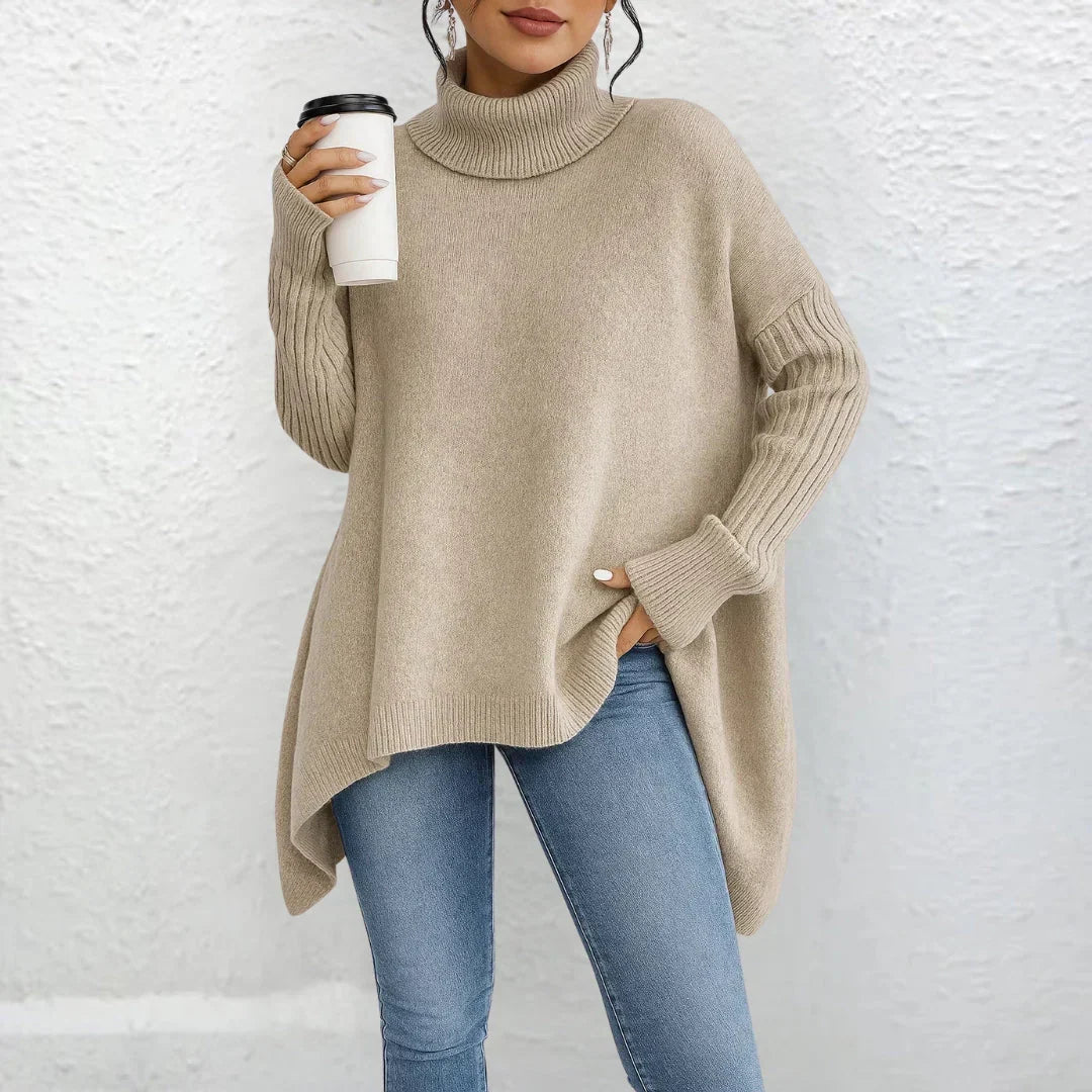 Florence | Loose Fit Soft Turtleneck Sweater for Women