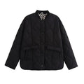 Women's Quilted Jacket with Leopard Print Lining 5