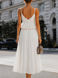 Pleated Cami Maxi Dress Sleeveless Fitted 4