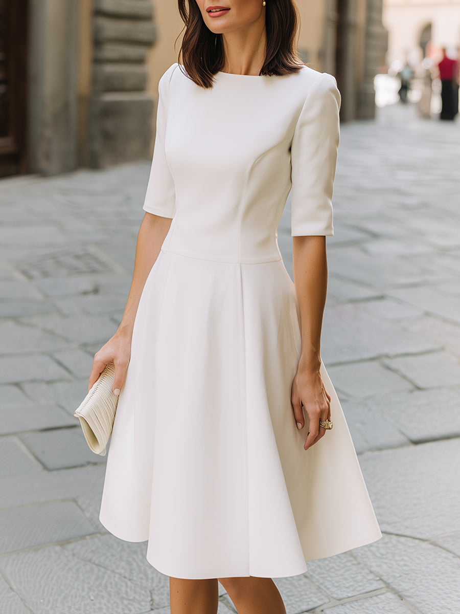 Fitted Midi Dress Sleeveless Formal Occasion
