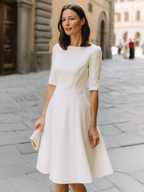 Fitted Midi Dress Sleeveless Formal Occasion