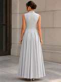 Sleeveless Maxi Dress Elegant Fit 5
