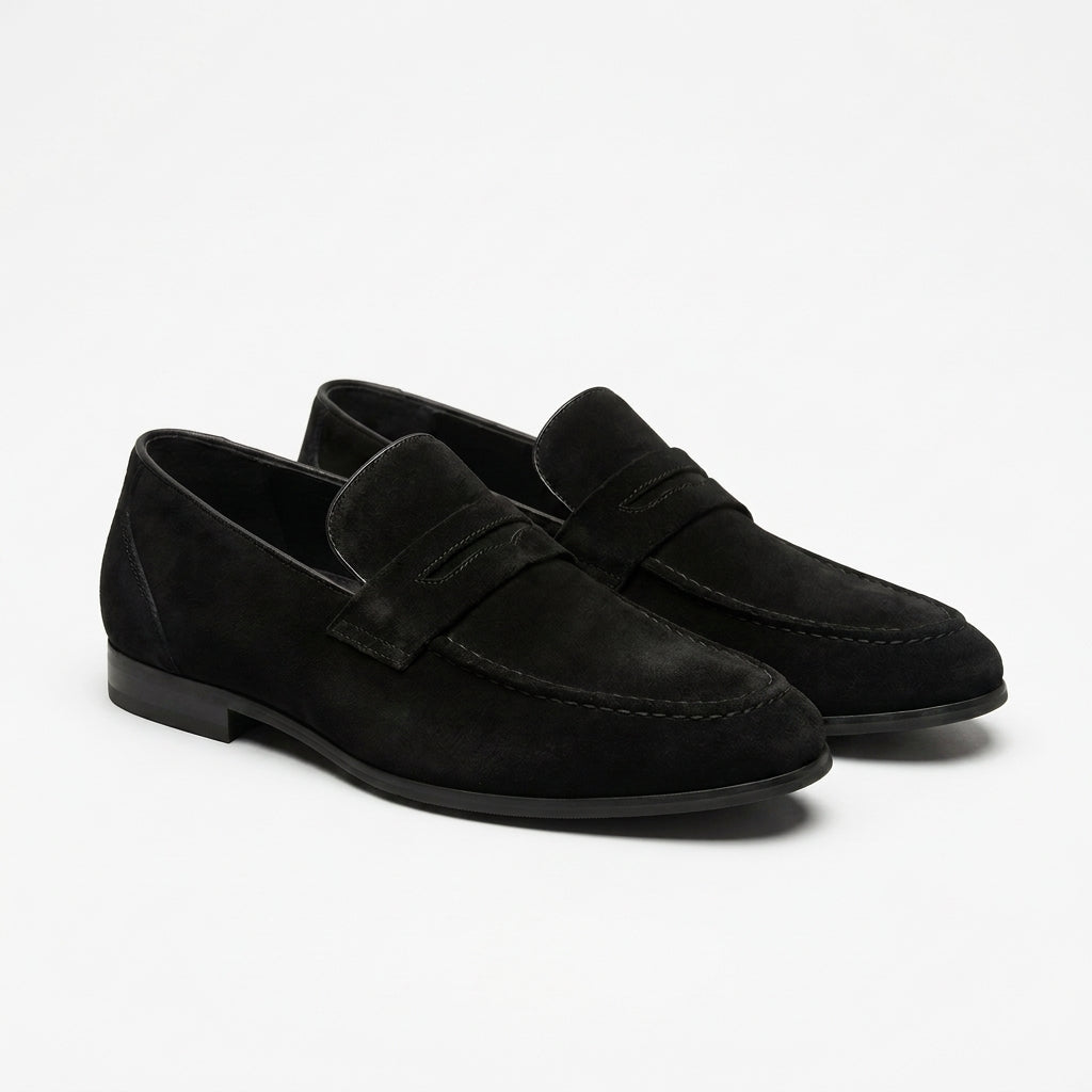 Xavier | Faux Suede Slip-On Loafers for Men