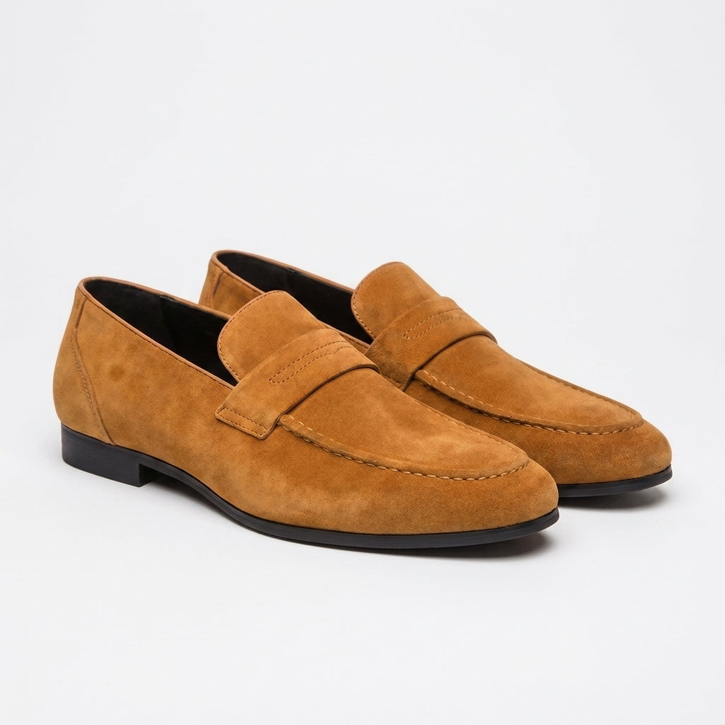Xavier | Faux Suede Slip-On Loafers for Men