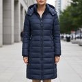 Bergamo | Water-Resistant Long Hooded Puffer Coat for Women 1