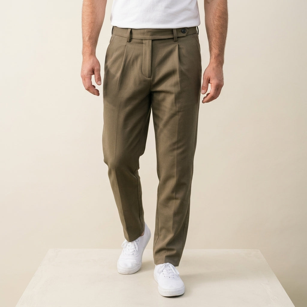 Conrad | Straight Leg Suit Trousers for Men