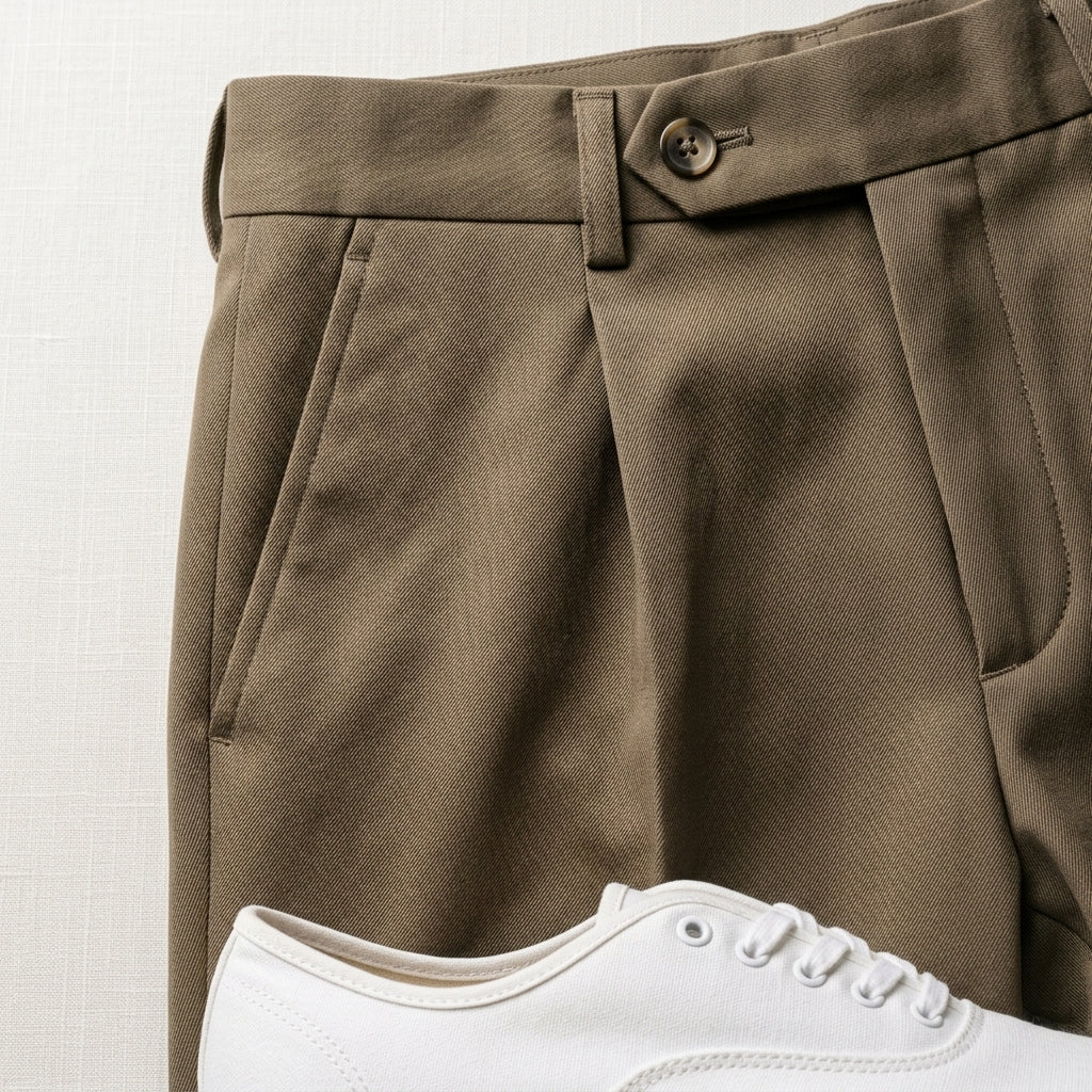 Conrad | Straight Leg Suit Trousers for Men