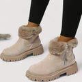 Norma | Khaki Warm Winter Boots, Comfort Fit 1