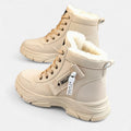 Victoria | Khaki Warm Winter Comfort Boots 2
