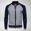 Theo | Modern Men's Striped Knit Cardigan 1