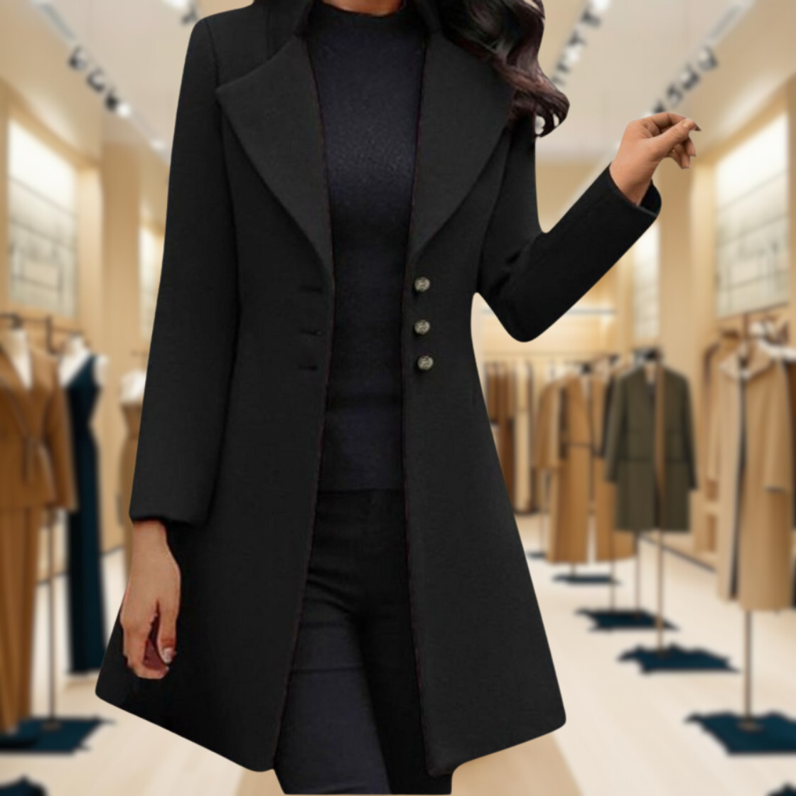 Bianchi | Slim Fit Long-Sleeve Coat for Women
