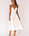 Women's Strappy Midi Dress Wedding Guest Formal 1