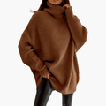 Jolanda | Tunic-Length Oversized Turtleneck Sweater for Women 3