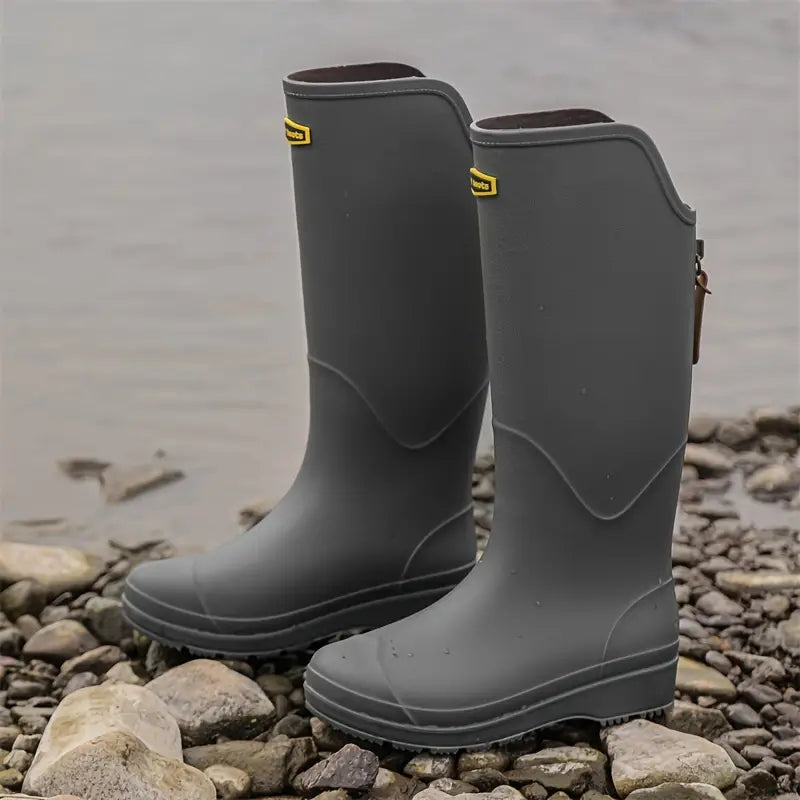 Women's Wellington Boots, Lightweight Mid-Calf PVC