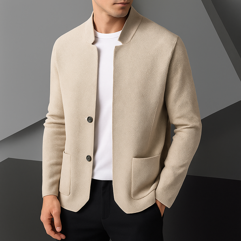 Knit Cardigan D'Avorio Relaxed Casual Everyday