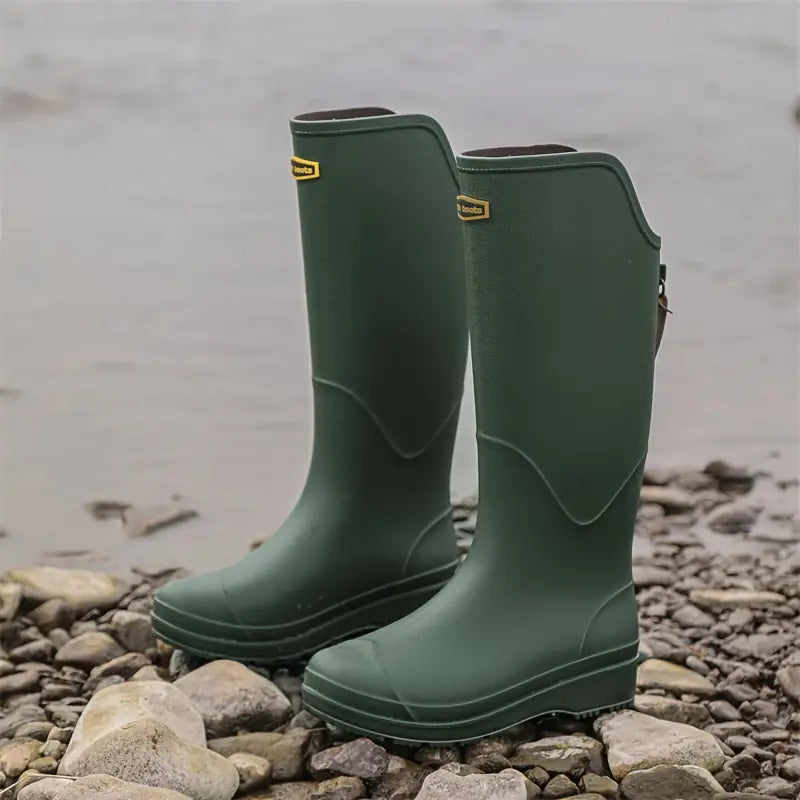 Women's Wellington Boots, Lightweight Mid-Calf PVC
