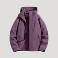 Waterproof Rain Jacket for Women, Colorblock Hooded 4