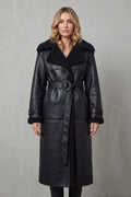 Nell | Oversized Shearling Coat with Belt for Women 2