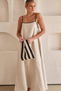 Women's Spaghetti Strap Maxi Dress Wedding Guest 4