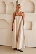 Women's Spaghetti Strap Maxi Dress Wedding Guest 6